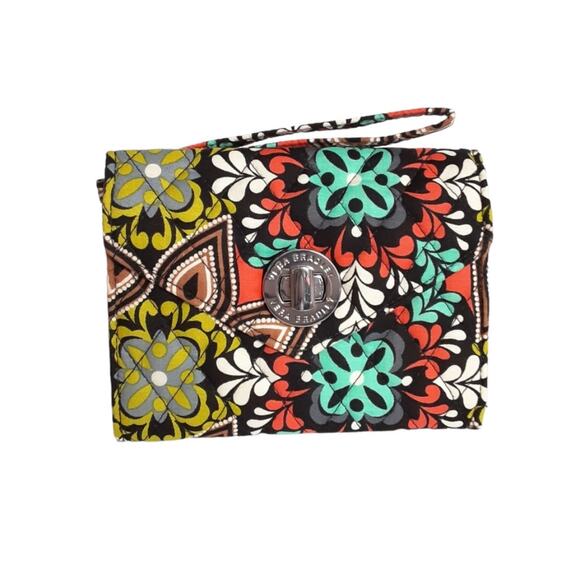 Vera Bradley Smartphone Wristlet Sierra Your Turn Wristlet Turnlock Wallet - Picture 1 of 11